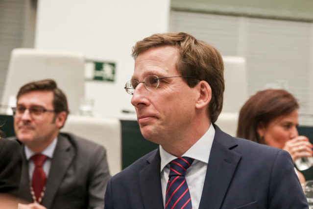 El alcalde de Madrid del PP, José Luis Martínez-Almeida, durante la Sesión de constitución del Ayuntamiento de Madrid el pasado 15 de junio.