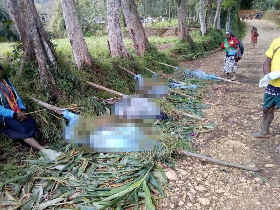 u200bMujeres, algunas embarazadas y niu00f1os asesinados en una masacre tribal en Papu00faa Nueva Guinea