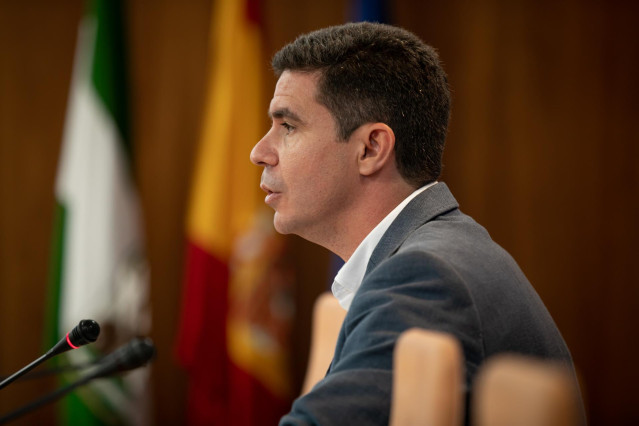 El portavoz de Cs, Sergio Romero, este miércoles