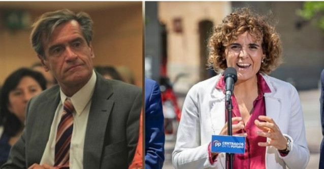 Dolors Montserrat y Juan Fernando López Aguilar