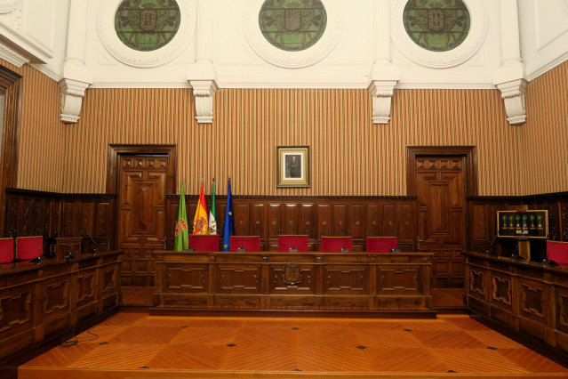 Salón de plenos de la Diputación de Jaén