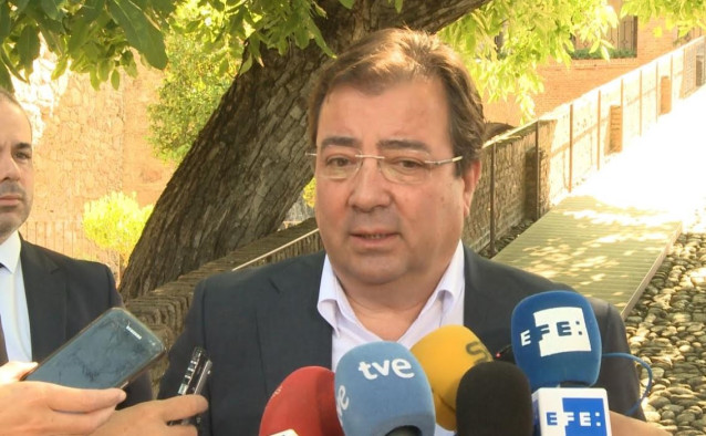 El presidente de la Junta, Guillermo Fernández Vara