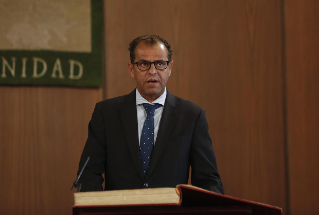 Toma de posesión del director general de la Radio Televisión de Andalucía (RTVA), Juande Mellado, y de su consejo de administración, así como de los miembros del Consejo Audiovisual de Andalucía. En el Parlamento de Andalucía.