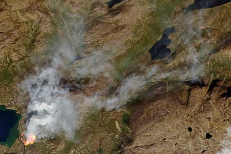 Mu00e1s de 100 incendios incontrolados en el u00faltimo mes en el u00c1rtico