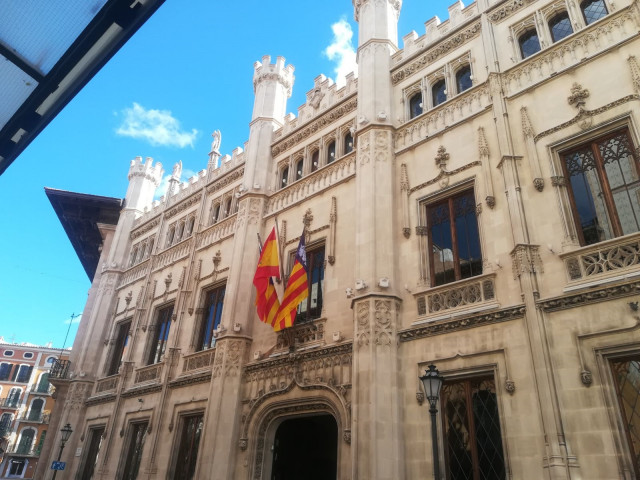 Imagen de la fachada del Consell de Mallorca.