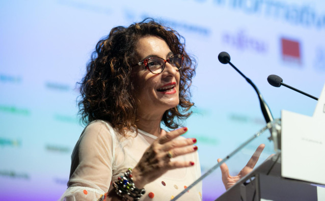 María Jesús Montero, en los Desayunos de Europa Press Andalucía
