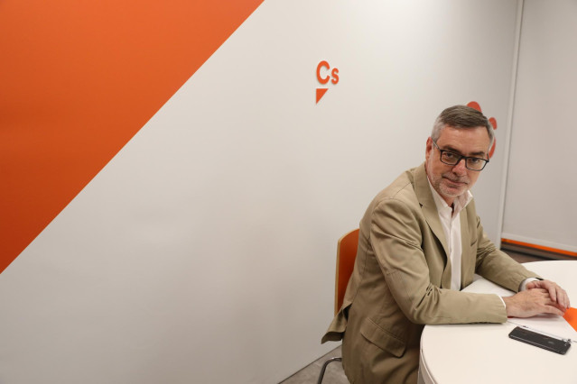El secretario general de Ciudadanos, José Manuel Villegas, durante la reunión del Comité Permanente de Ciudadanos