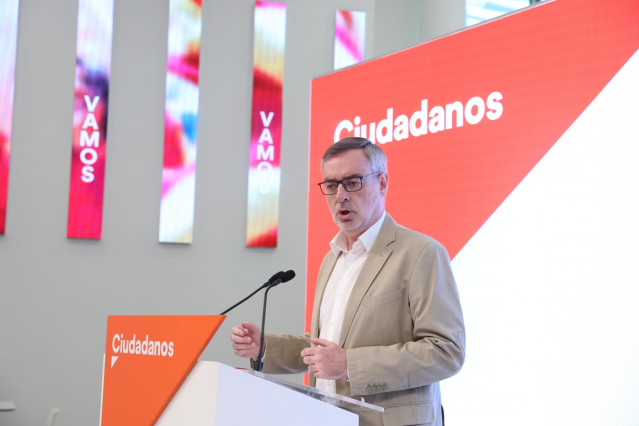 El secretario general de Ciudadanos, José Manuel Villegas, ofrece una rueda de prensa tras la reunión del Comité Permanente del partido.