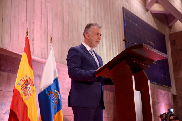 Ángel Víctor Torres, en su discurso de toma de posesión como presidente