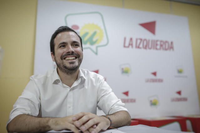 El coordinador federal de IU, Alberto Garzón.