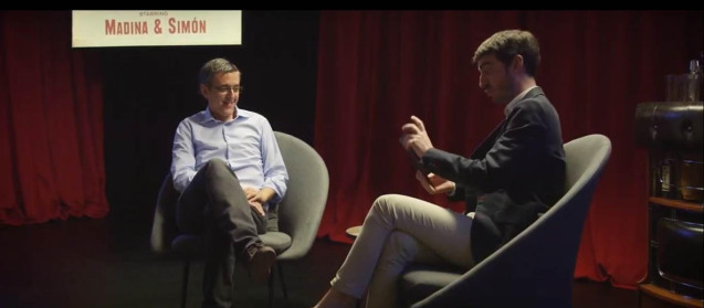 El exdiputado socialista Eduardo Madina y el politólogo Pablo Simón