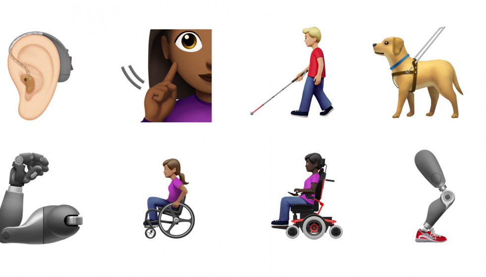 ​Apple anuncia emojis relacionados con la discapacidad