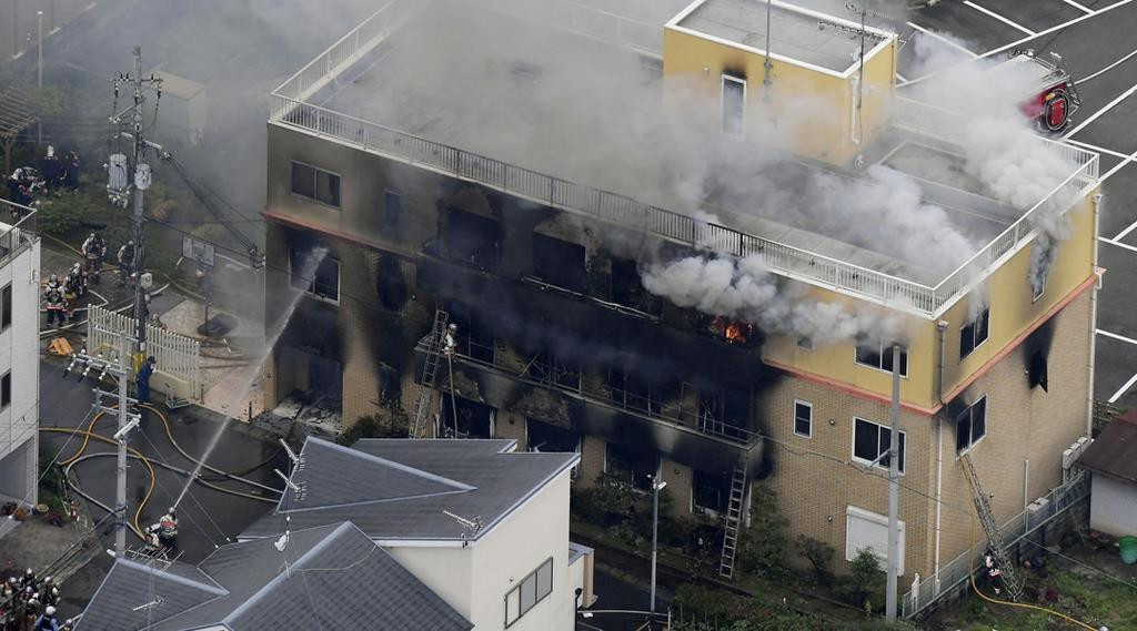 Un incendio intencionado en un estudio de anime en Japu00f3n deja decenas de muertos