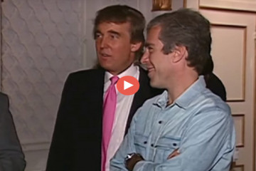 Un video de 1992 muestra a Trump y Epstein divirtiéndose con animadoras en una fiesta video