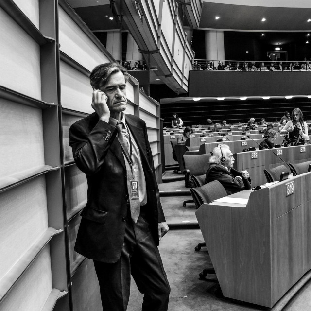 El eurodiputado socialista español Juan Fernando López Aguilar, presidente de la comisión de Libertades Civiles, Justicia y Asuntos de Interior (LIBE) del Parlamento Europeo