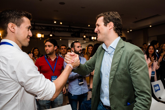Vitoria, Gasteiz, Artium, Presidente Del Pp, Pablo Casado, Escuela Miguel Angel Blanco, Organiza Nuevas Generaciones, Fotografo Igor Martin