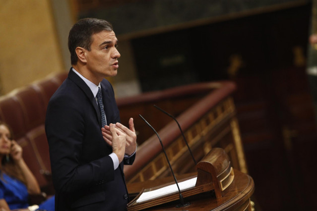 El presidente del Gobierno en funciones y candidato socialista a la reelección, Pedro Sánchez