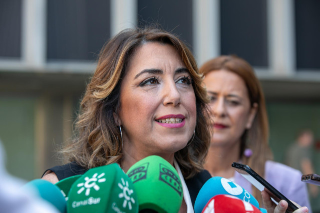 La secretaria general del PSOE-A, Susana Díaz