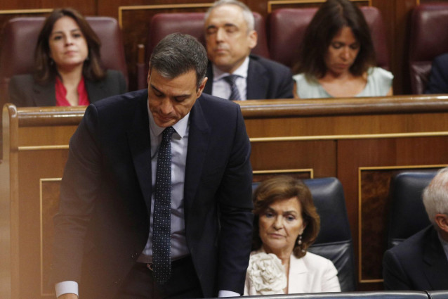 El presidente del Gobierno en funciones, Pedro Sánchez