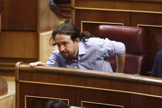 El secretario general de Podemos, Pablo Iglesias