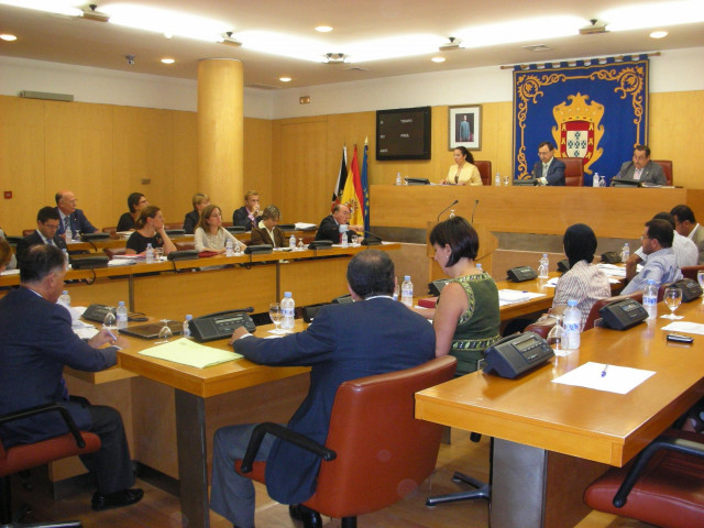 Vista del Pleno de la Asamblea de Ceuta en una imagen de archivo