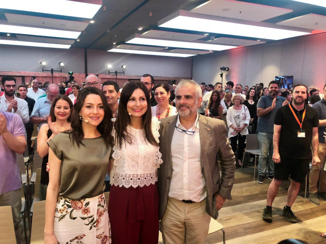 Inés Arrimadas, Lorena Roldán, Carlos Carrizosa (Cs)
