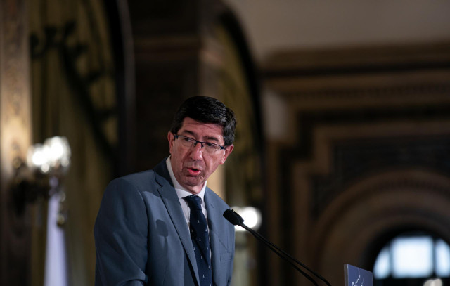 El líder de Ciudadanos (Cs) en Andalucía y vicepresidente de la Junta, Juan Marín
