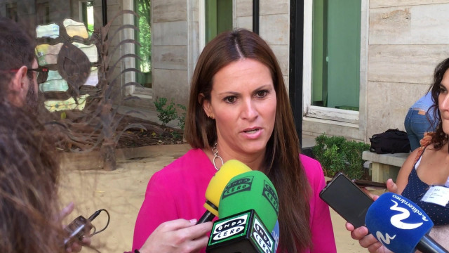 Beatriz Gascó atiende a los medios