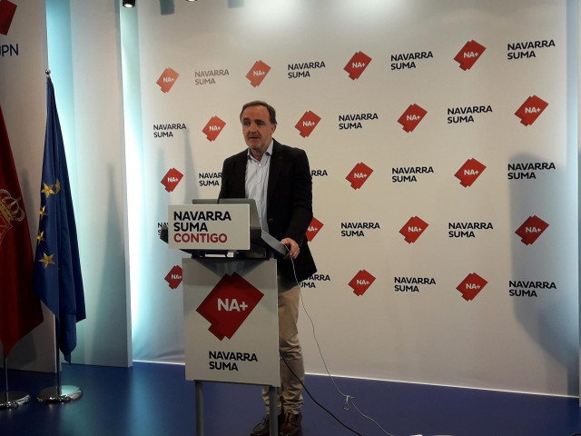 Javier Esparza, candidato de Navarra Suma a la Presidencia del Gobierno foral.