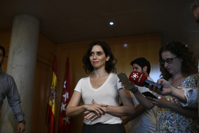 Imagen de archivo de la candidata del Partido Popular a la presidencia de la Cominidad de Madrid, Isabel Díaz Ayuso.
