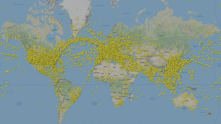 El 24 de julio de 2019 volaron 230 mil aviones en todo el mundo