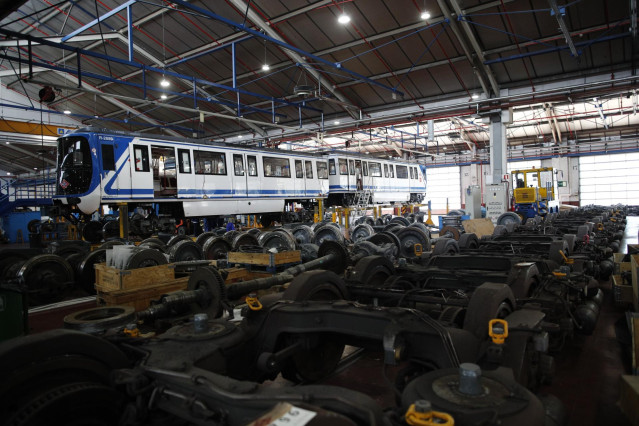 Imagen de archivo de las instalaciones del Centro de Control de Metro de Madrid.