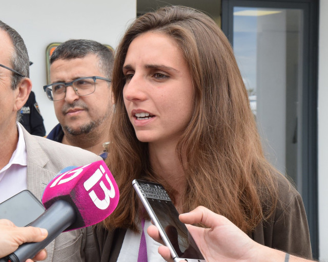 La diputada por Baleares de Unidas Podemos en el Congreso de los Diputados, Lucía Muñoz.