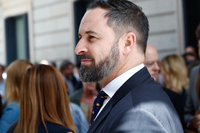 Imagen de archivo del presidente de Vox, Santiago Abascal.