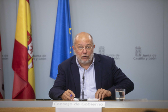El portavoz del Gobierno de la Junta de Castilla y León, Francisco Igea.