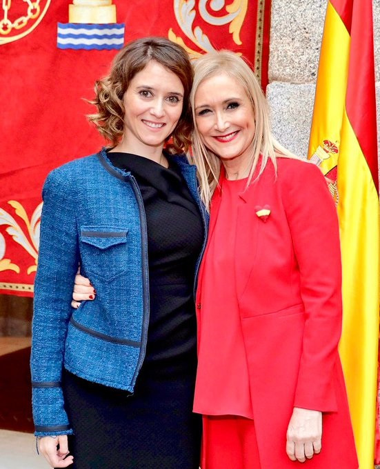 La expresidenta de la Comunidad de Madrid Cristina Cifuentes desea 