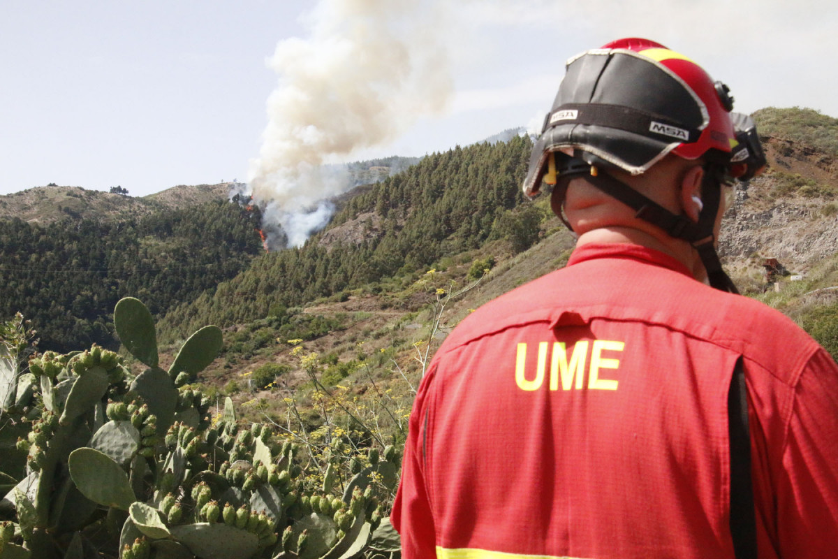 Segunda jornada del incendio de Gran Canaria