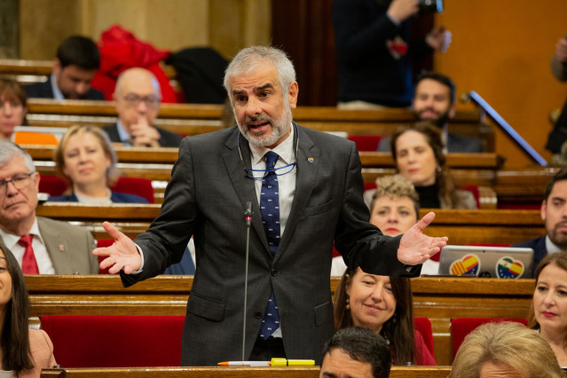 El presidente de Cs en el Parlament y miembro de la Ejecutiva Nacional del partido, Carlos Carrizosa.