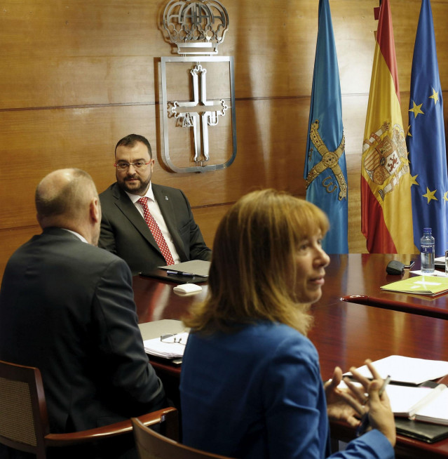 Imagen de recurso del presidente del Principado de Asturias, Adrián Barbón.