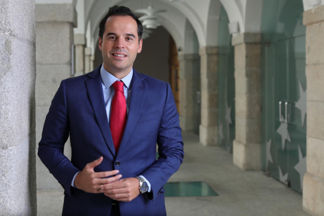 El vicepresidente de la Comunidad de Madrid, Ignacio Aguado (Ciudadanos), posa para Europa Press.
