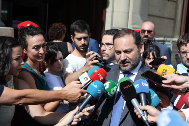El ministro de Fomento en funciones, José Luis Ábalos