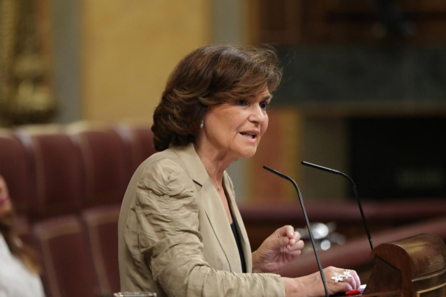Carmen Calvo niega haber 