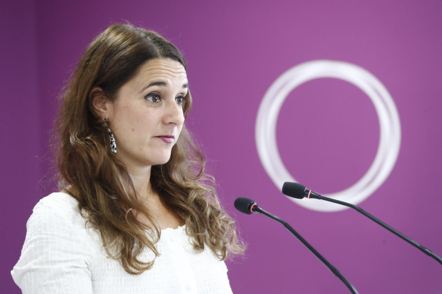 La portavoz de Unidas Podemos, Noelia Vera