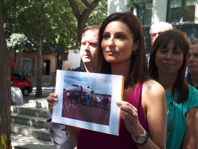 La portavoz de Cs, Lorena Roldán.