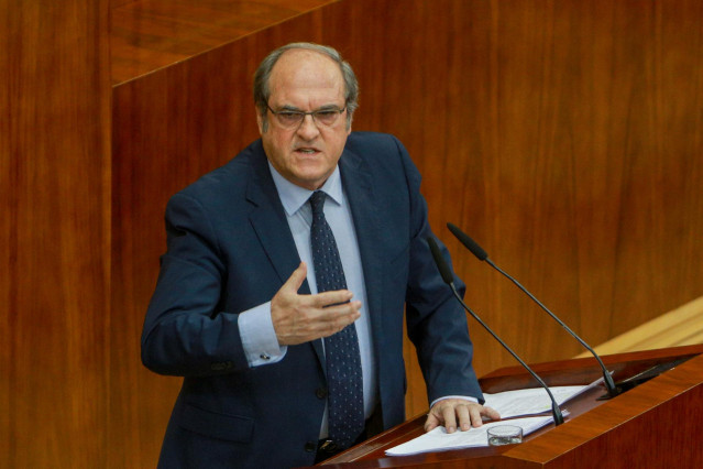 Imagen de archivo del portavoz del PSOE en la Asamblea de Madrid, Ángel Gabilondo.
