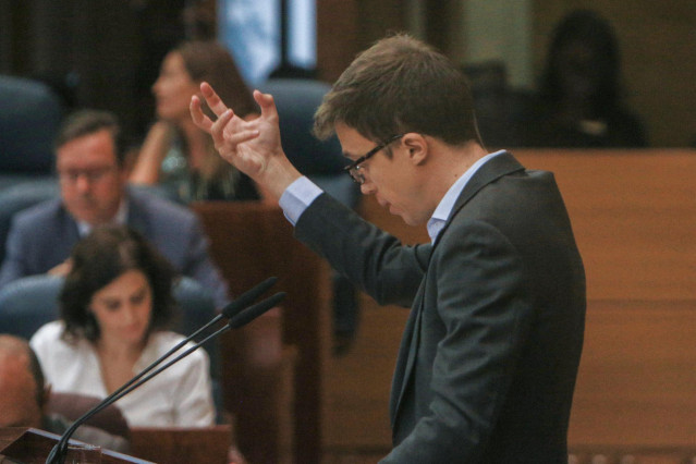 Imagen recurso del portavoz de MásMadrid en la Asamblea de Madrid, Íñigo Errejón