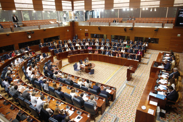 Imagen de recurso del Hemiciclo de la Asamblea de Madrid.