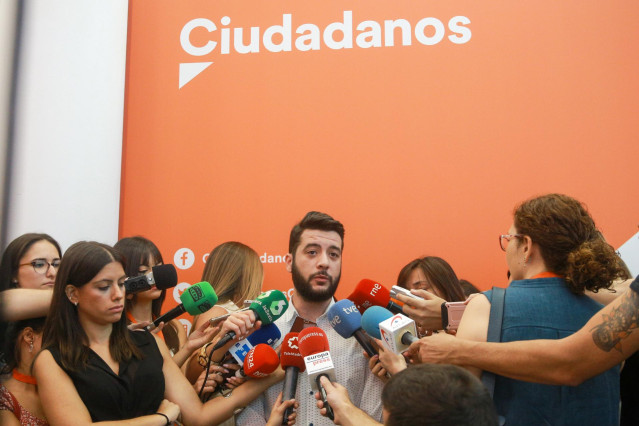 Imagen de recurso del secretario de Organización de Ciudadanos Madrid, César Zafra.