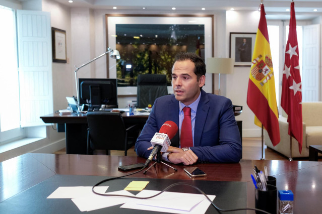 Imagen de recurso del vicepresidente de la Comunidad de Madrid ,Ignacio Aguado.