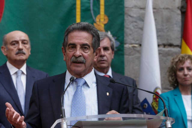 El presidente de Cantabria, Miguel Ã ngel Revilla.